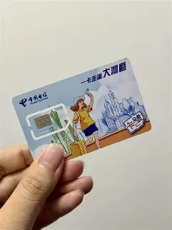 【香港】中国电信香港 CTHK 大湾区储值卡（蓝卡）